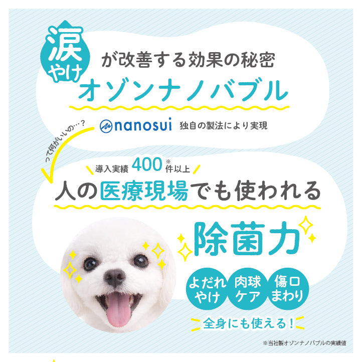 【特別卸価格】【提携医院様専用】【ペットケア】【オゾンナノバブル水】NANO OZONE Pets 120ml　患者小売価格3,300円/本