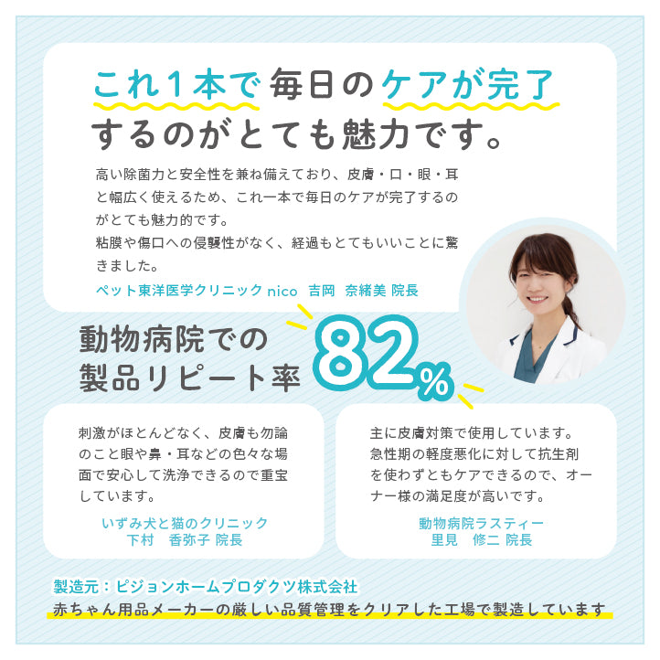 【特別卸価格】【提携医院様専用】【ペットケア】【オゾンナノバブル水】NANO OZONE Pets 120ml　患者小売価格3,300円/本